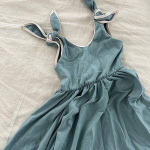 Alice + Ames tie shoulder ballet dress
